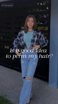 Look Perm Hair Style