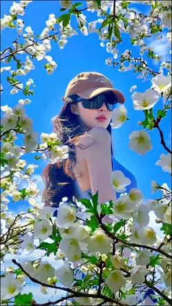 In the flowers