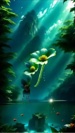 Butterfly and bubbl