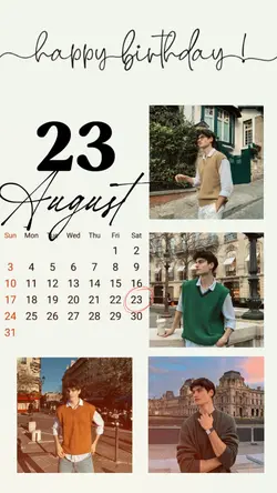 BIRTHDAY 23 AUGUST