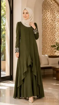 Jubah Moden CEY lace