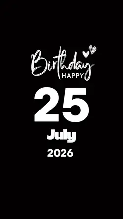 Hbd 25 July 2026