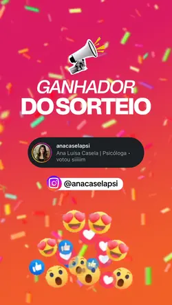 ganhador sorteio
