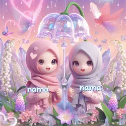 3d animasi berdua 