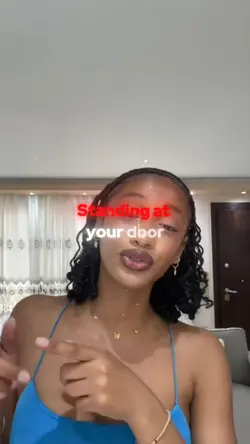 Standing at ur door