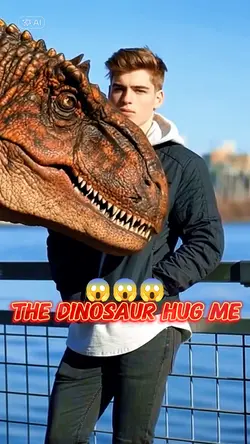 dinosaur hug 