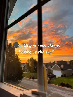looking at the sky