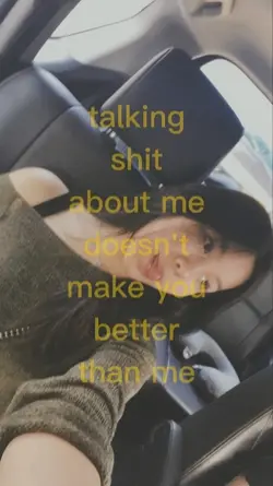 talking sh!t abt me