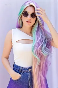 long hair paster