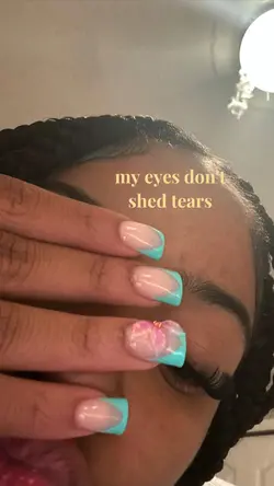 my eyes don't shed t