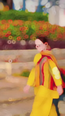 Slow motion walking 