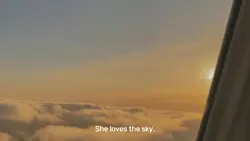 she loves the sky