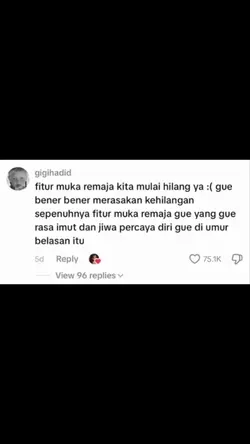fitur muka remaja