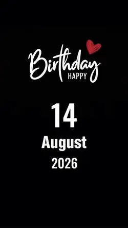 Hbd 14 August 2026