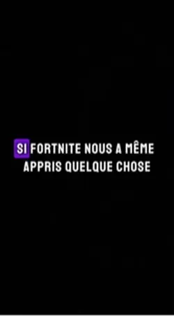 Si Fortnite nous ….