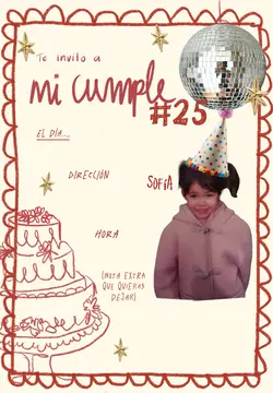 Invitación cumple 🎉
