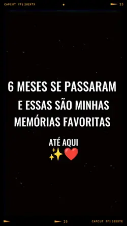 6 meses se passaram 
