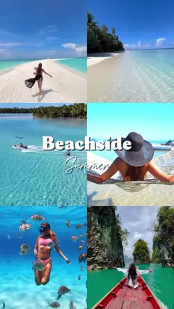 beach side summer