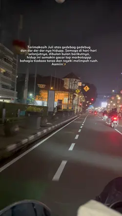 Terimakasih Juli…