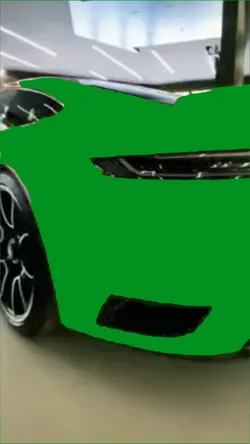 porsche Green screen