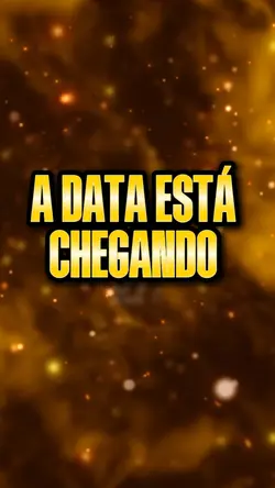 a data está chegando