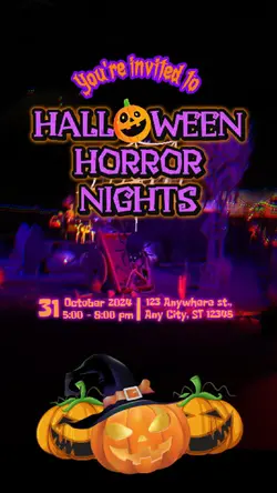 halloween invitation