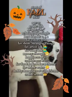 start of fall stats