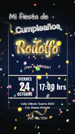 Invitación de cumple