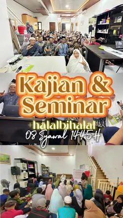 Kajian dan seminar