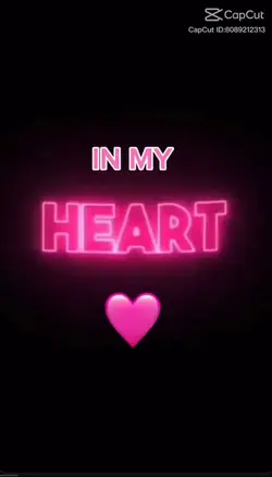 "My heart,"