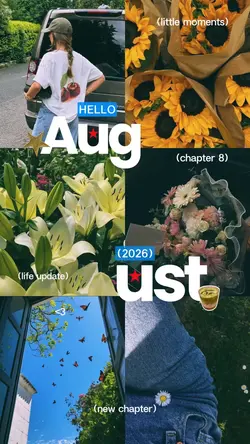 August collage