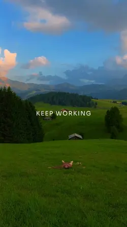 Keep working 