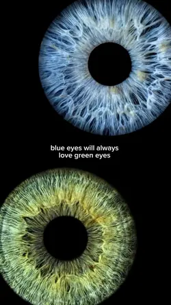 blue love green eyes
