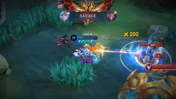 Savage moment