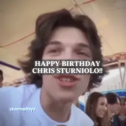 HAPPY BDAY CHRIS!