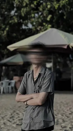 efek wajah blur
