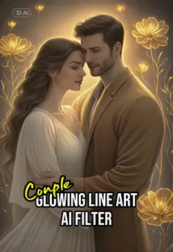 Glowing Line Art