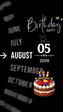 bday Agustus 05