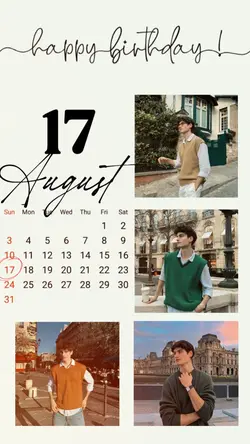BIRTHDAY 17 AUGUST