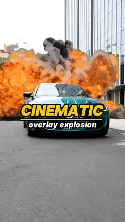 Cinematic explosion