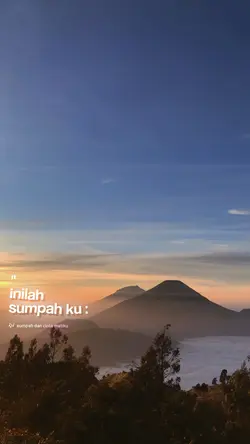 inilah sumpahku