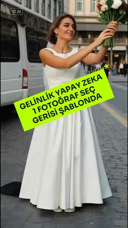 gelinlik şablonu AI