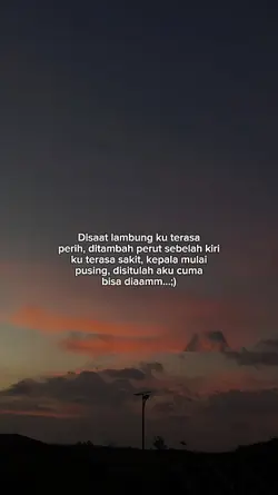 aku hanya bisa diam