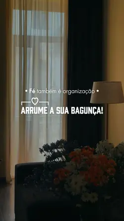 Fé e organização ✨