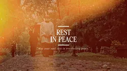 RIP - CONDOLENCE
