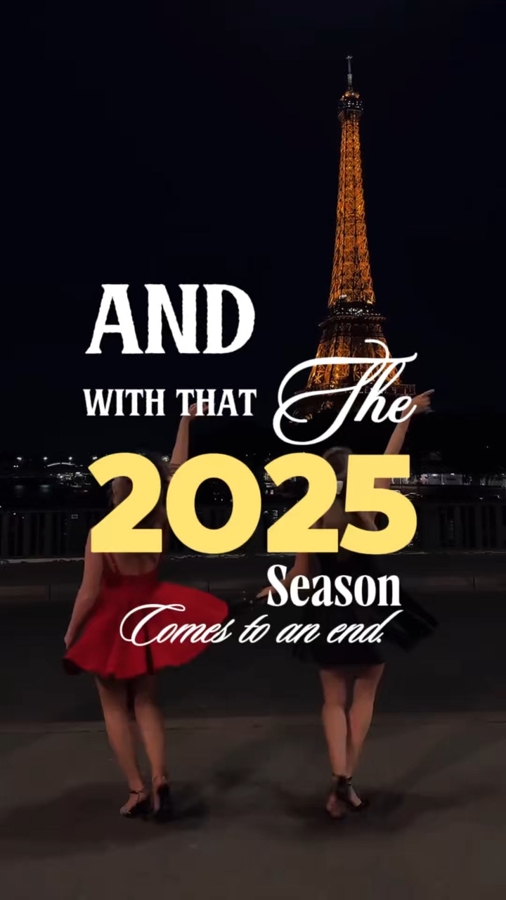 And With That 2025 Season Comes to an End Transition to 2025 Slow ...