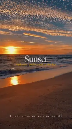 aesthetic sunset