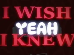 I wish, I knew…