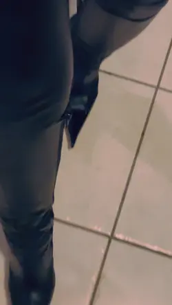 Black leather Boots