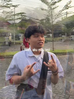 Yeah, aku mau test